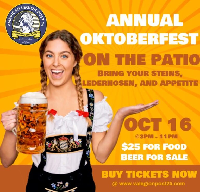 American Legion Post 24 Annual Oktoberfest on the Patio