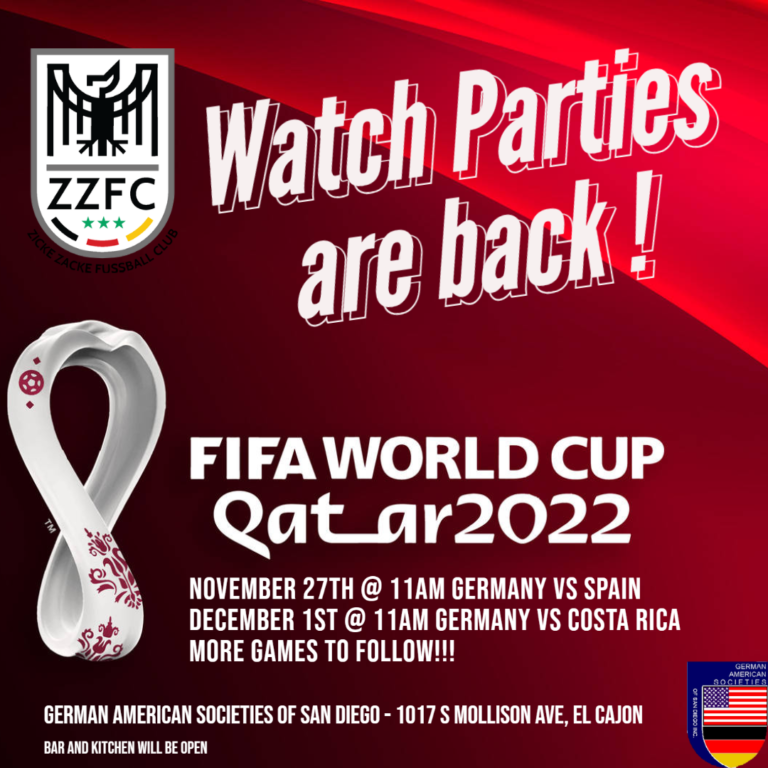 World Cup Viewing Party – Germany vs Spain