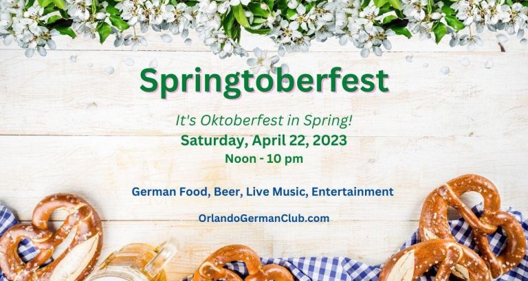 Oktoberfest in April “Springtoberfest” 2023